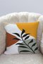 Colorful Background Onedraw Drawing Leaf Pattern Digital Printed Modern Pillow Throw Pillow Cover - 2
