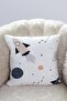 Planet Rocket And Space Themed Digital Printed Special Design Modern Pillow Throw Pillow Cover - 2