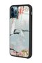 iPhone 11 Pro Glossy Phone Case with Watercolor Stork Design - 2