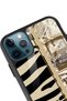 Iphone 11 Pro Max Glossy Phone Case with Zebra Newspaper Design - 3