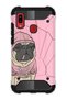 Samsung Galaxy A20 A30 Compatible Case Tank Full Protection Antishock - Fancy Style Pug
