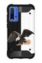 Xiaomi Redmi 9t Compatible Case Tank Full Protection Antishock Black White Part