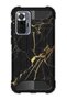 Xiaomi Redmi Note 10 Pro Compatible Case Tank Full Protection Antishock - Yellow Black Marble