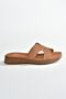 Tan Genuine Leather Women's Slippers M291801603 - 7