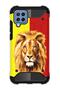Galaxy M22 A22 M32 Compatible Case Tank Full Protection Antishock - Yellow Red Piece Lion