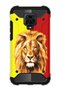 Xiaomi Redmi Note 9 Pro - 9S Compatible Case Tank Full Protection Antishock - Yellow Red Parted Lion