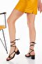 Cleopatra Women's Black Laced Heeled Low Heel Sandals - 2