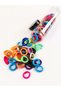 100 Pcs Neon Colors Series Elastic Buckle Set Adult Size
