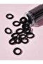 50 Pcs Black Rubber Buckle Set Adult