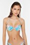Batik Patterned Underwire Bikini Top TBESS22BU0219 - 5