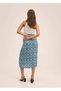 Wrapped Cut Patterned Skirt - 4