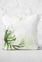 Green Tropical Leaf Motif Digital Printed Modern Pillow Throw Pillow Cover