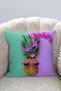 Green And Purple Pineapple Themed Special Design Pillow Cushion Cover - 2
