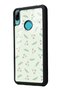 Glossy Phone Case for Huawei P Smart (2019) Green Leaf Design - 2