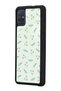 Glossy Phone Case for Samsung A51 Green Leaf Design - 2