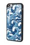 iPhone 6 Plus Blue Wave Design Glossy Phone Case - 2