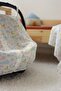 Double Layer 50% Bamboo 50% Cotton Muslin Stroller Cover - Sleeper Collection - 2