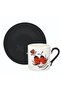 Colorful Turkish Coffee Cup with Ladybugs