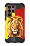 Samsung Galaxy S22 Ultra Compatible Case Tank Full Protection Antishock - Yellow Red Piece Lion