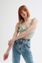 Crop Collar Frilly Bustier - 4