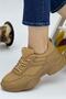 Yellow - High Light Sole Women's Daily Comfortable Sports Walking Sneakers - 2