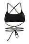 Black Bralette Tie Bikini Top TBESS22BU0264 - 6
