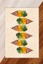 Digital Printing Silk Velvet Brown Colored Large Leaf Pattern Elastic Carpet Cover - 2