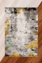 Digital Print Silk Velvet Gray Colored Jet Pattern Elastic Carpet Cover - 2