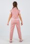 Girl 8-14 Years Old Gabardine Trousers 3-Piece Linen Vest Set - 3