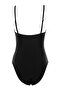 Siyah Cut Out Detaylı Straplez Kaplı Regular Mayo TBESS22MA0001 - 8