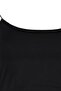 Black Cotton Spaghetti Strap Fitted/Fitted Crop Stretch Knitted Tank Top TWOSS20AL0006 - 8