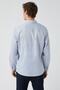 Men's Light Blue Patterned Shirt 2SAM60125HW - 4