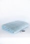Wave 100% Cotton Bath, Drying, Guest Towel 3 Pieces Size 70x140 Cm Set Ecru, Grey, Aqua - 2