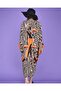 Women's Bohemian Style Embroidery Detail Design Kimono - 5