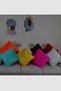 Plush Throw Pillow Cover Imported Premium Fabric - Orange - 5