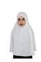 One Piece Practical Large Ready Made Scarf Hijap Ecru Prayer Cloth