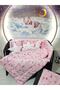70x110 Baby Sleeping Set Moon Pattern 10 Pieces Compatible with Park Cribs (crib Not Included)