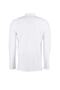 Beyaz Slim Fit Gömlek Yaka Apoletli Örme Pike Gömlek TMNSS22GO0051 - 6