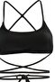Black Bralette Tie Bikini Top TBESS22BU0264 - 7