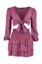 Floral Patterned Woven Ruffle Blouse Skirt Set TBESS20AU0033 - 5