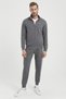 Men's Anthracite Cotton Tracksuit Set