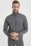 Men's Anthracite Cotton Tracksuit Set - 6