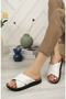 Summer Cross Slippers Comfortable Sole Beach Pool Beach Daily Unisex Slippers Mother Slippers - 3