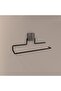 Decorev Black Roll Towel Holder with Super Adhesive Metal Adhesive Dc-5057 - 3