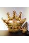 Gold Number Balloon Welcome Set 8 Number Balloon with Black Gold Colors and Gold Crown - 9
