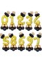 Gold Number Balloon Welcome Set 2 Year Old Black Gold Colors Gold Crowned 2 Number Balloon - 7