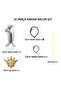 Gold Number Balloon Welcome Set 9 Year Old Black Gold Colors 9 Number Balloon with Gold Crown - 3