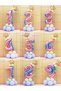 Unicorn Theme Number Balloon Welcome Set 6 Year Old Rainbow Colors 6 Number Balloon with Gold Crown - 5