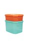 Compact Storage Container Set of 2 850 ml 1.9 Lt Multi-Purpose Set Hsgl