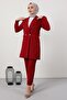 Blazer Jacket Suit Claret Red - 3